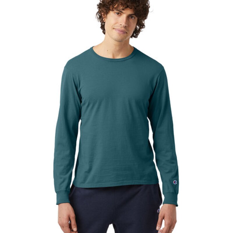 Unisex Long-Sleeve Garment Dyed T-Shirt Thumbnail