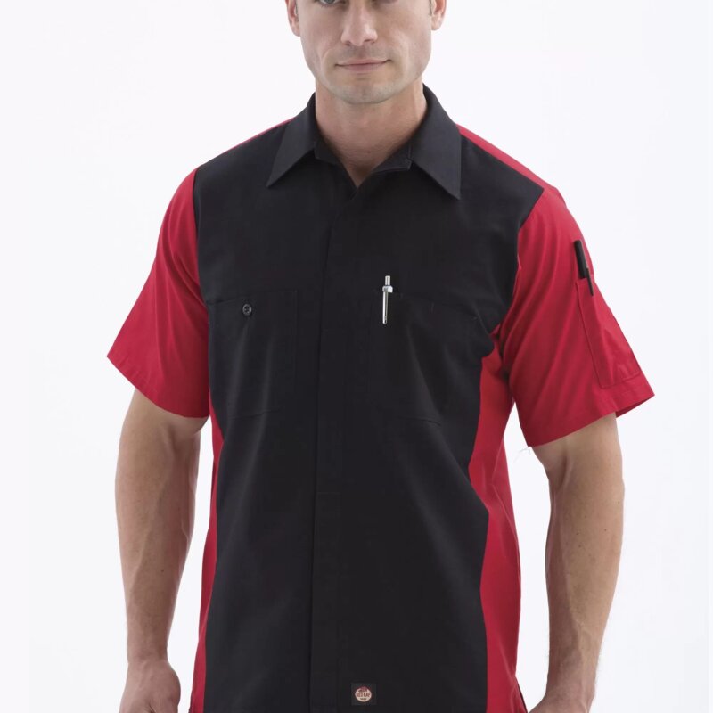 RED KAP® SHORT SLEEVE WOVEN CREW SHIRT Thumbnail