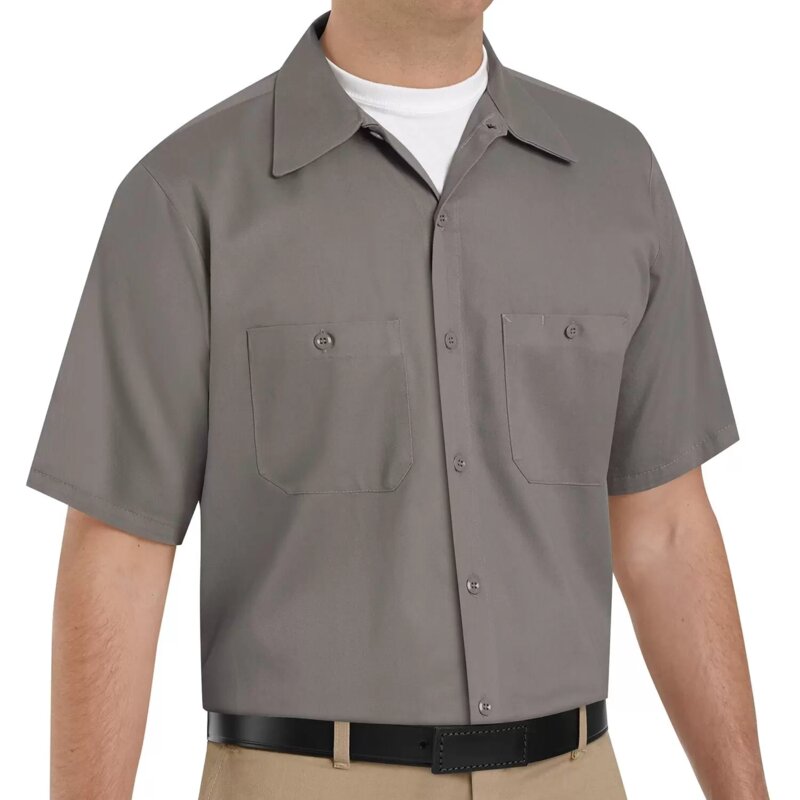 RED KAP® SHORT SLEEVE WRINKLE RESISTANT COTTON SHIRT Thumbnail