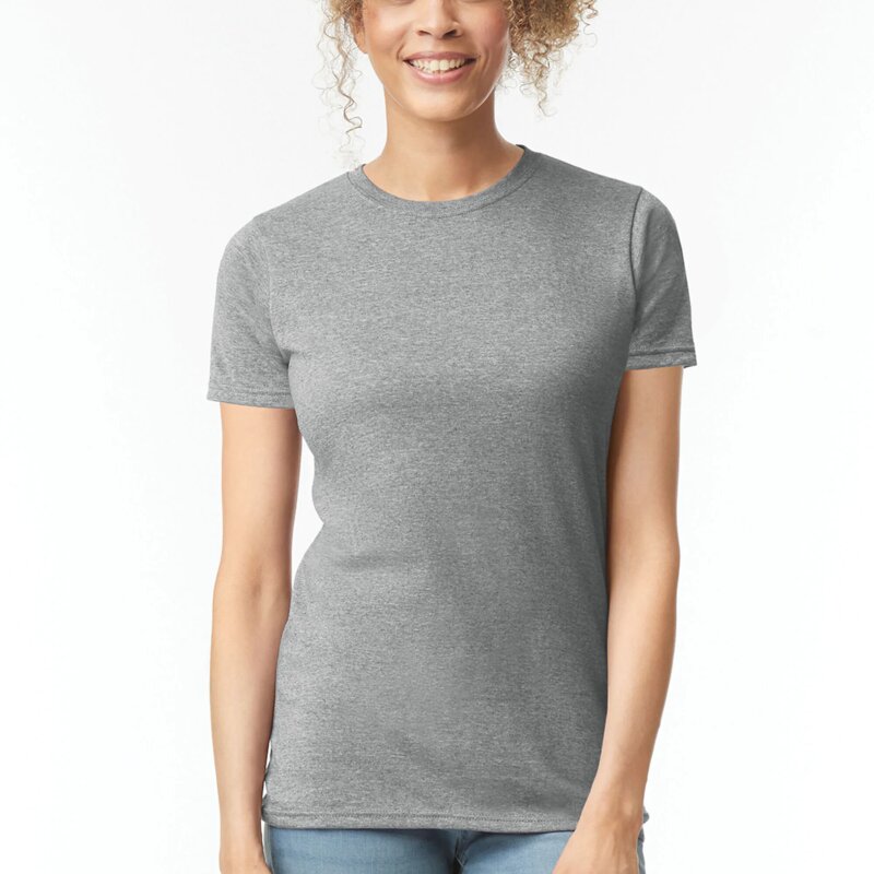 640L - Gildan Softstyle junior Fit Ladies T-Shirt Thumbnail