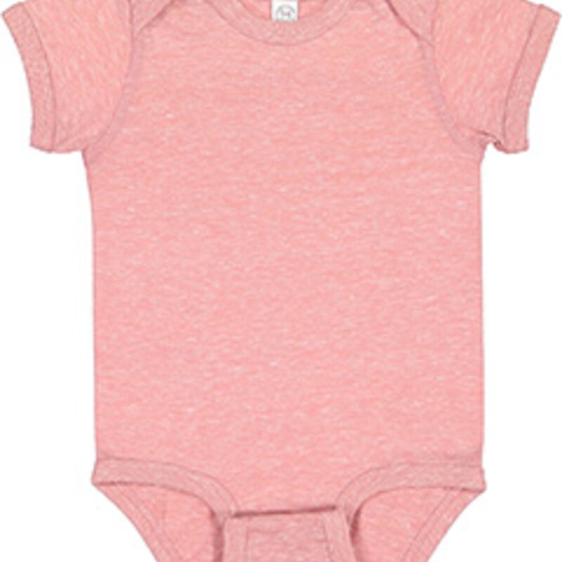 4491 - Rabbit Skins Infant Harborside Melange Jersey Bodysuit Thumbnail