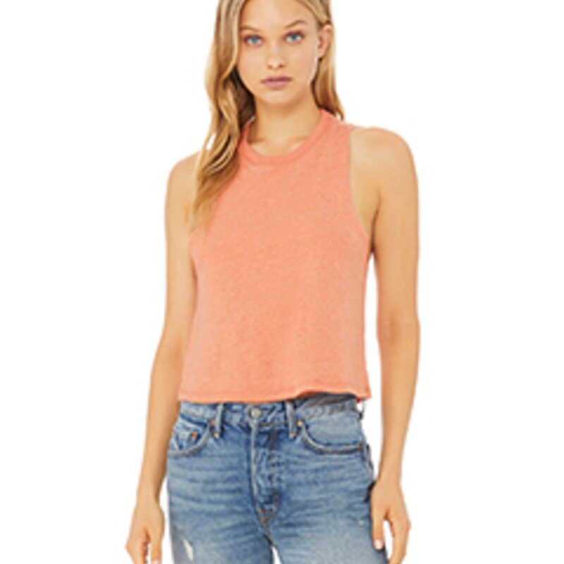 6682 - Bella + Canvas Ladies' Racerback Cropped Tank Thumbnail