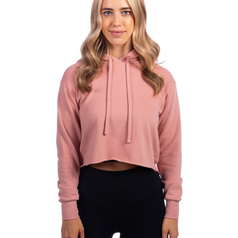 9384 - Next Level Ladies' Cropped Pullover Hooded Sweatshirt Thumbnail