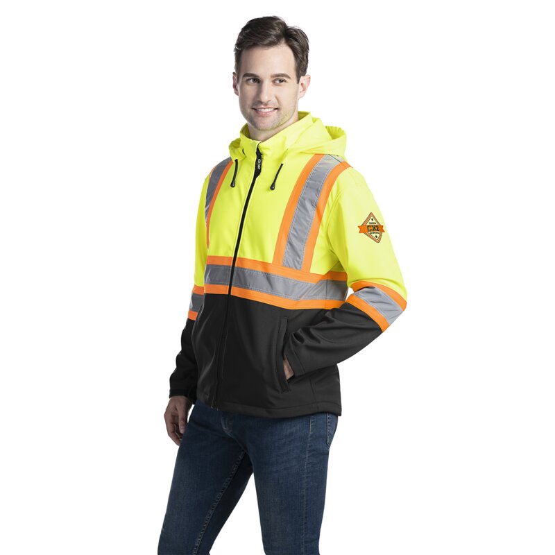 L01305 - Shield- Hi-Vis Softshell Jacket Thumbnail