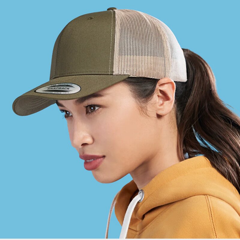 CSW - Retro - 5-Panel Foam Snap Back Trucker Cap Thumbnail