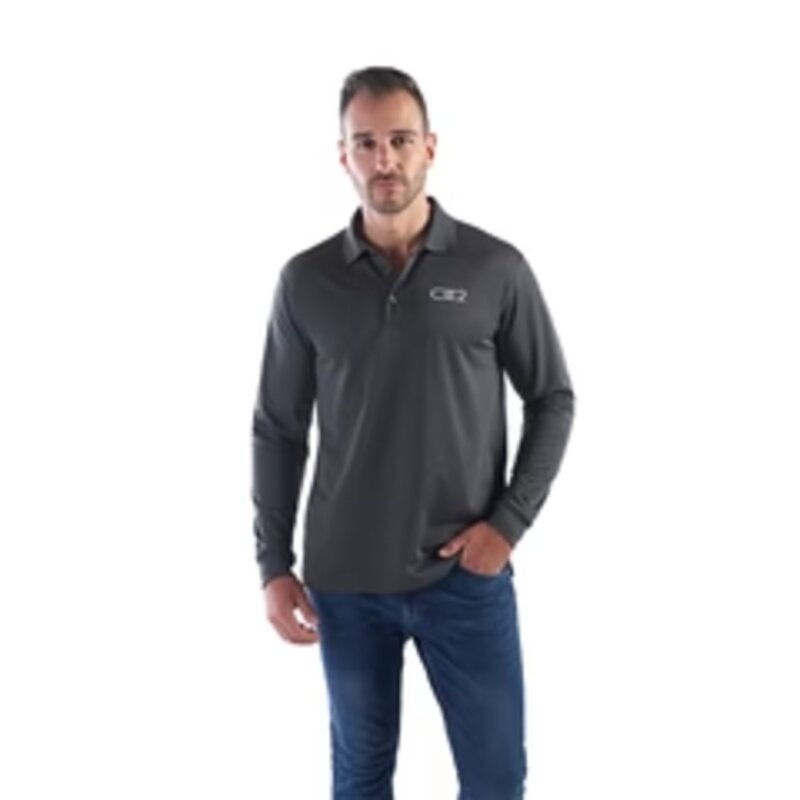 CSW - Birdie - Men's Long Sleeve Pique Mesh Polo Thumbnail