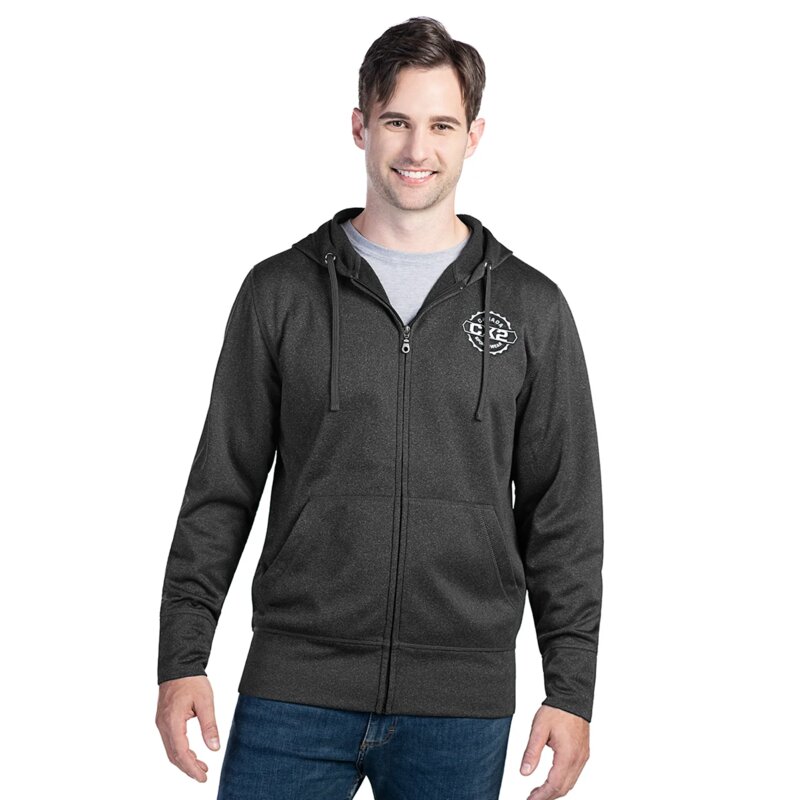 CSW - Cypress Creek - Adult Polyester Full-Zip Hooded Sweatshirt Thumbnail