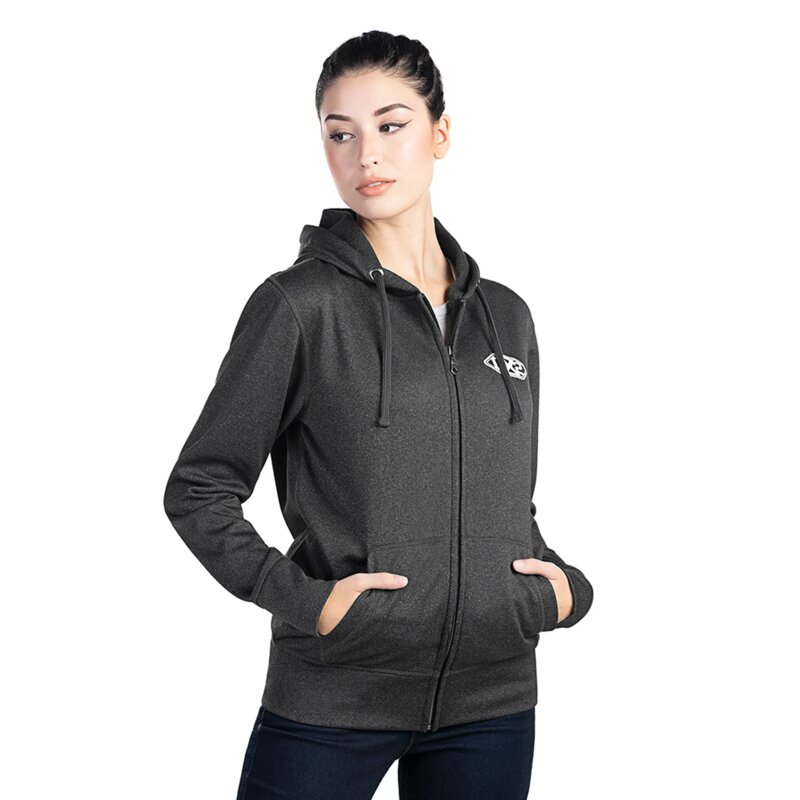 CSW - Cypress Creek - Ladies Polyester Full-Zip Hooded Sweatshirt Thumbnail