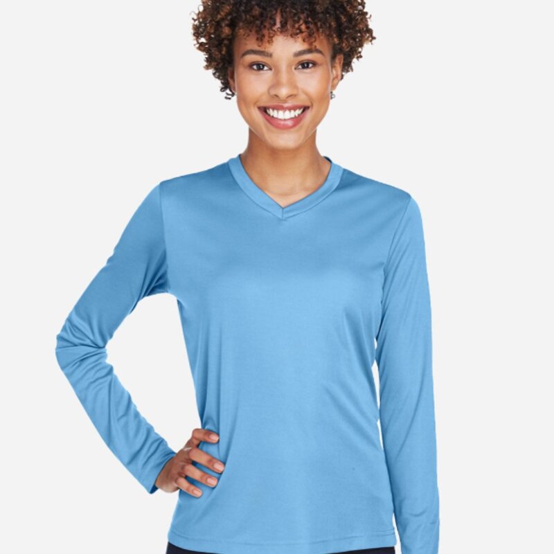 Team 365 Women's Zone Performance Long Sleeve T-Shirt - TT11WL Thumbnail