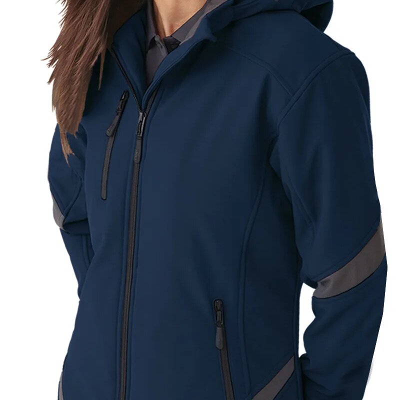 CSW - Typhoon - Ladies Insulated Softshell Jacket w/ Detachable Hood Thumbnail