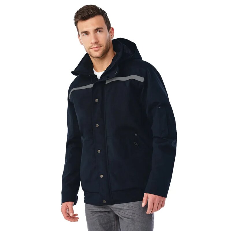 CSW - Champion - Adult Heavy Duty Insulated Bomber Jacket w/ Detachable Hood Thumbnail