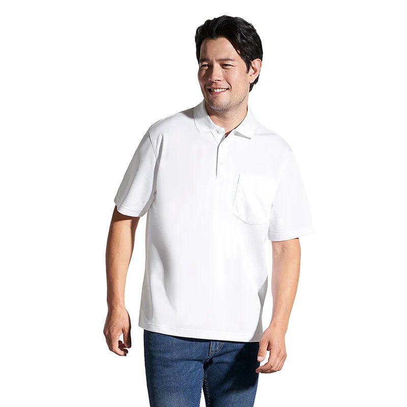 CSW - Caddy - Men's Pique Mesh Polo w/ Pocket Thumbnail