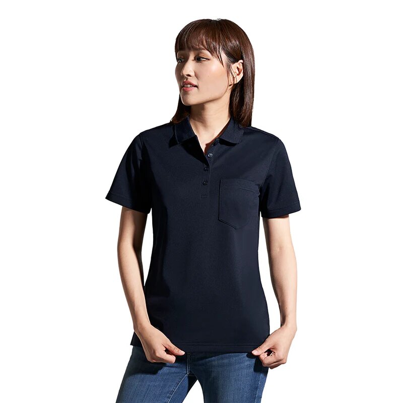CSW - Caddy - Ladies Pique Mesh Polo w/ Pocket Thumbnail