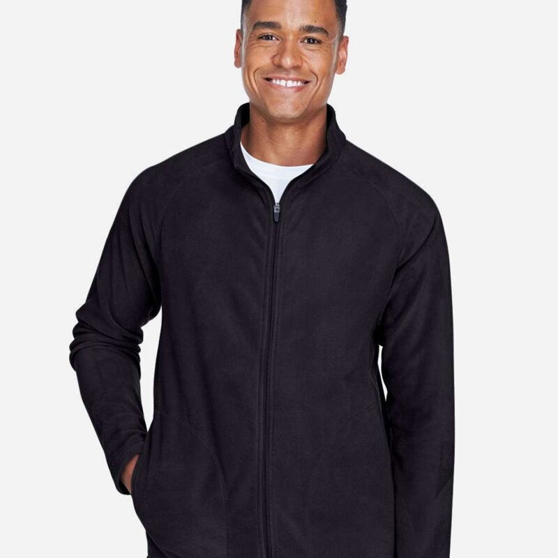 Team 365 Men's Campus Microfleece Jacket - TT90 Thumbnail