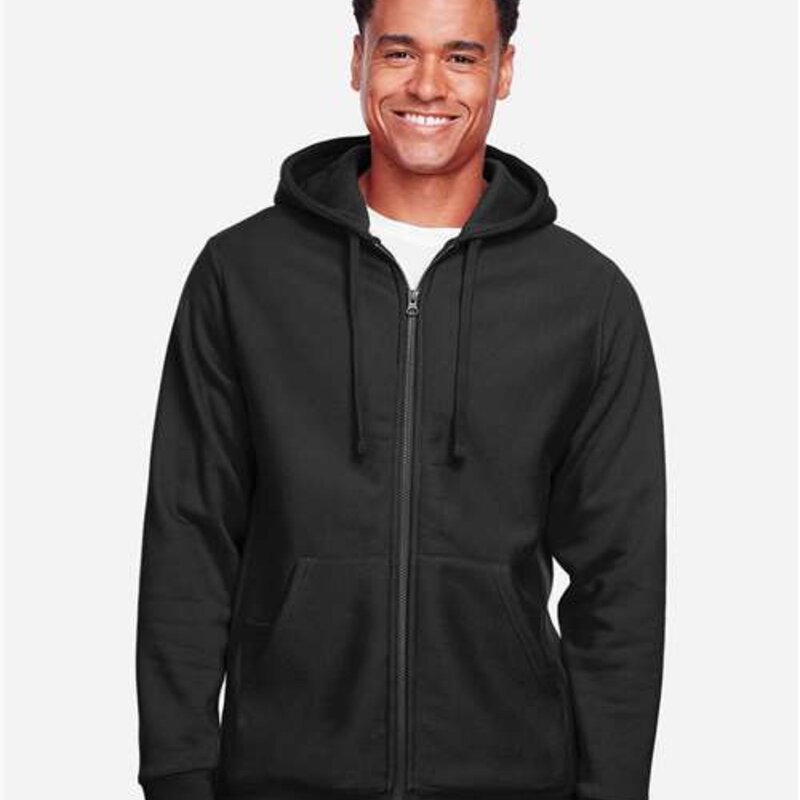Team 365 Unisex Zone HydroSport™ Heavyweight Full-Zip Hooded Sweatshirt - TT95 Thumbnail