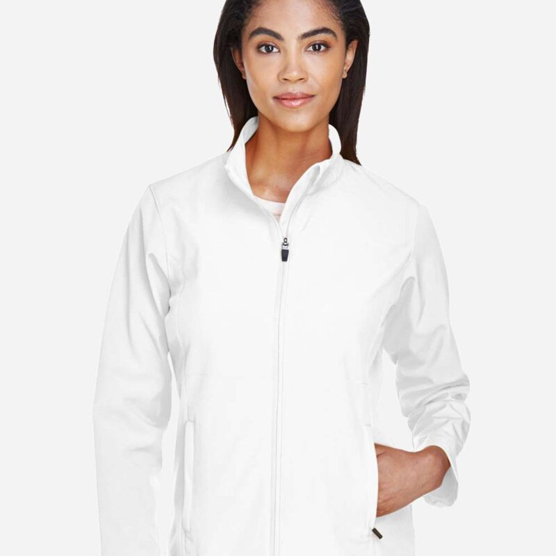 Team 365 Women's Leader Soft Shell Jacket - TT80W Thumbnail