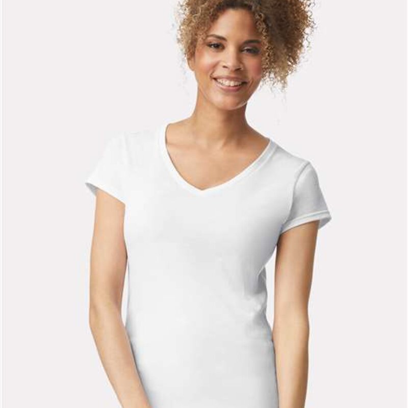 Gildan Women's Softstyle® V-Neck T-Shirt - 64V00L Thumbnail