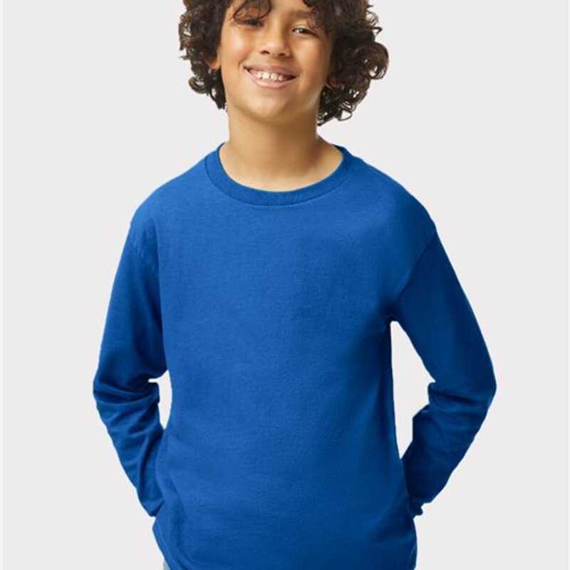 Gildan Youth Heavy Cotton™ Long Sleeve T-Shirt - 5400B Thumbnail