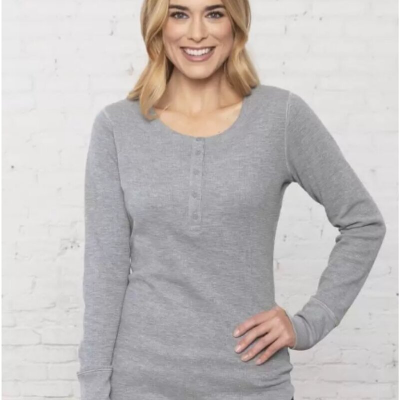 ATC™ ESACTIVE® VINTAGE THERMAL LONG SLEEVE LADIES' HENLEY.  Thumbnail
