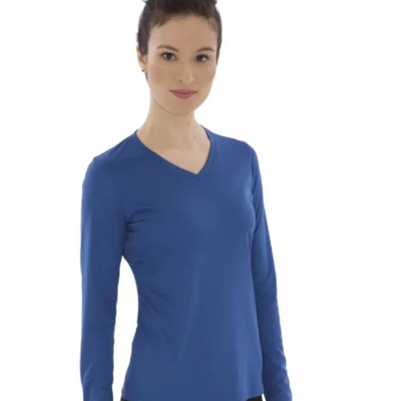ATC™ PRO TEAM LONG SLEEVE V-NECK LADIES' TEE.  Thumbnail