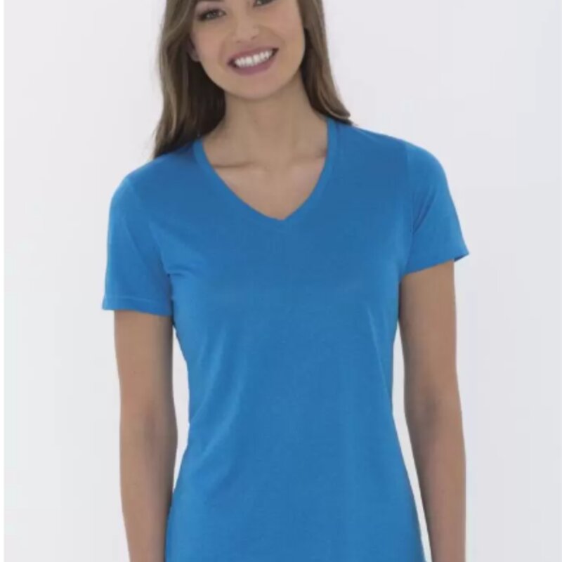 ATC™ PRO TEAM HEATHER ProFORMANCE V-NECK LADIES' TEE.  Thumbnail