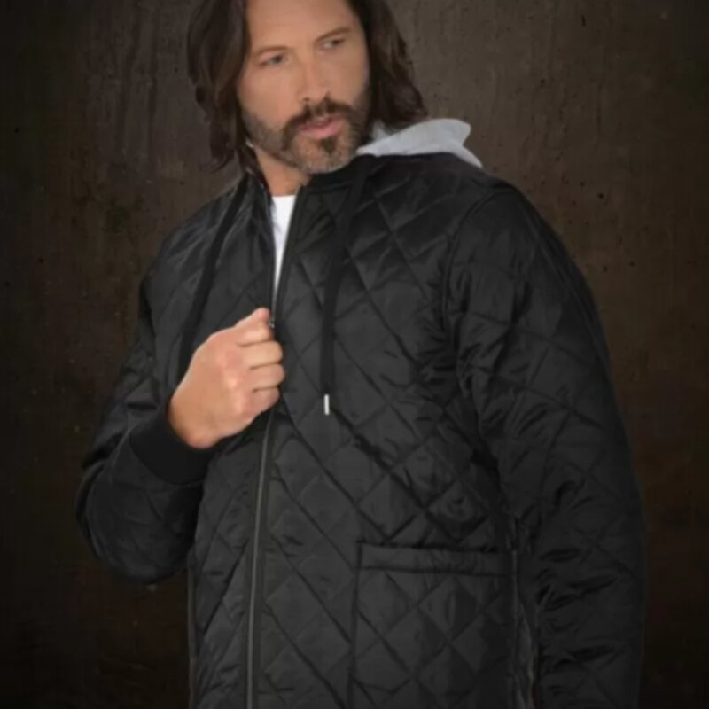 ATC WeRK™ QUILTED HOODED FREEZER JACKET.  Thumbnail