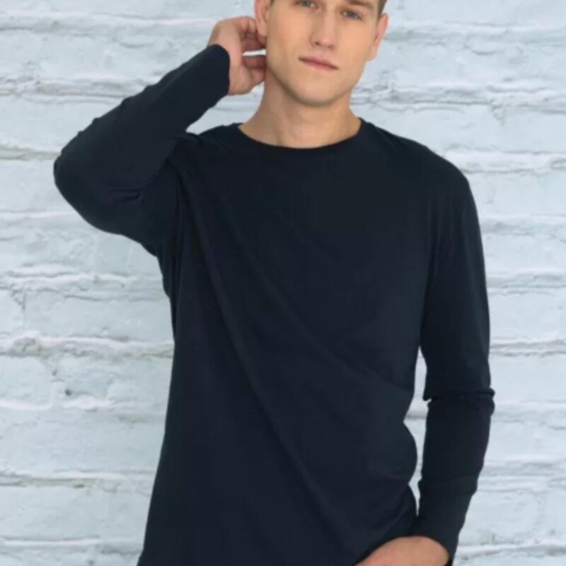 ATC™ EUROSPUN® RING SPUN LONG SLEEVE TEE.  Thumbnail
