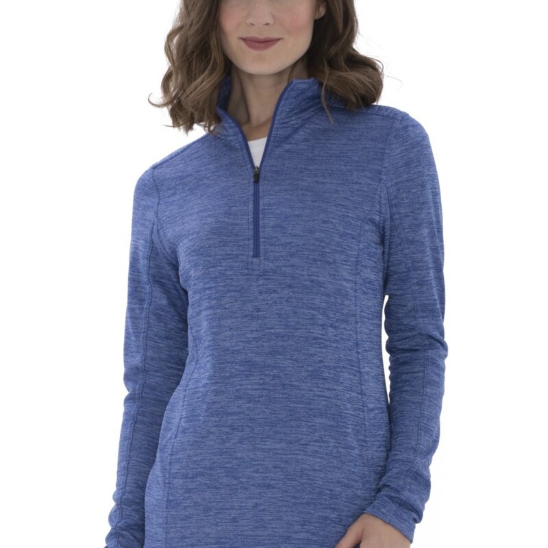 L2022 - ATC Dynamic Heather Fleece 1/2 ZIP Ladies' Sweatshirt Thumbnail