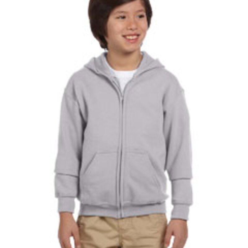 G186B - Gildan Youth Heavy Blend  50/50 Full-Zip Hood Thumbnail