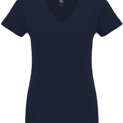 N6480 - Next Level Ladies' Sueded V-Neck T-Shirt Thumbnail