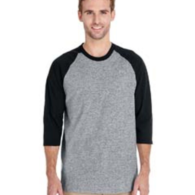 G570 - Gildan Adult  Heavy Cotton 3/4-Raglan Sleeve T-Shirt Thumbnail