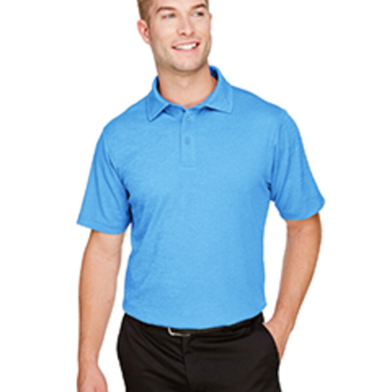 DG22 - Devon & Jones CrownLux Performance™ Men's Address Melange Polo Thumbnail