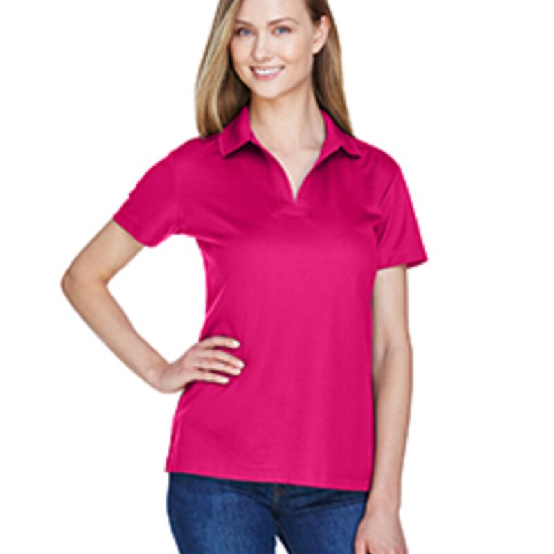 DG20W - Devon & Jones CrownLux Performance™ Ladies' Plaited Polo Thumbnail