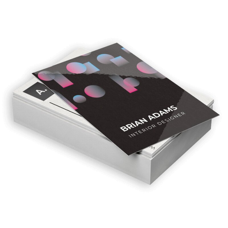 1000 Glossy 2-Sided Business Cards, 14 PT Thumbnail