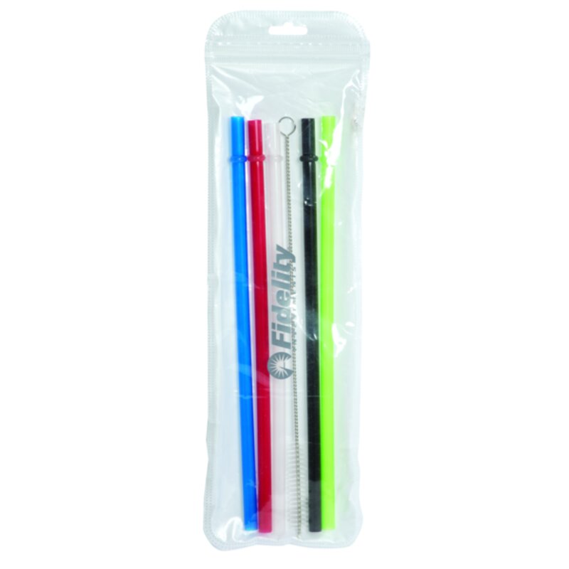 OZONE 9” REUSABLE STRAWS WITH BRUSH Thumbnail