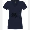 N6480 - Next Level Ladies' Sueded V-Neck T-Shirt Thumbnail