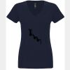 N6480 - Next Level Ladies' Sueded V-Neck T-Shirt Thumbnail