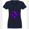 N6480 - Next Level Ladies' Sueded V-Neck T-Shirt Thumbnail