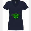 N6480 - Next Level Ladies' Sueded V-Neck T-Shirt Thumbnail