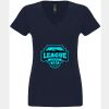 N6480 - Next Level Ladies' Sueded V-Neck T-Shirt Thumbnail