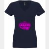 N6480 - Next Level Ladies' Sueded V-Neck T-Shirt Thumbnail
