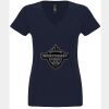N6480 - Next Level Ladies' Sueded V-Neck T-Shirt Thumbnail