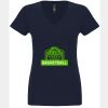 N6480 - Next Level Ladies' Sueded V-Neck T-Shirt Thumbnail