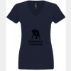 N6480 - Next Level Ladies' Sueded V-Neck T-Shirt Thumbnail